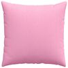 vidaXL Coussins de canap&eacute; 2 pcs Rose 80 x 80 cm tissu