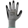 vidaXL Gants de Travail 24 pcs Gris et Noir 11 / XXL Polyester