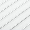 vidaXL Portes d'armoire &agrave; persiennes 4pcs blanc 39,5x39,4cm pin massif