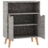 vidaXL Buffet gris béton 60x30x72 cm bois d'ingénierie
