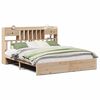 vidaXL Lit biblioth&egrave;que sans matelas 180x200 cm bois massif de pin