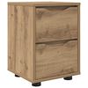 vidaXL Table de chevet Ch&ecirc;ne artisanal 30,5 x 30 x 43 cm