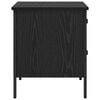 vidaXL Cabinet de Chevet avec tiroir Ch&ecirc;ne noir 40 x 42 x 50 cm