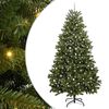 vidaXL Sapin de No&euml;l artificiel 300 cm 300 LED Blanc chaud Vert