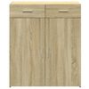 vidaXL Buffet chêne sonoma 80x42,5x93 cm bois d'ingénierie