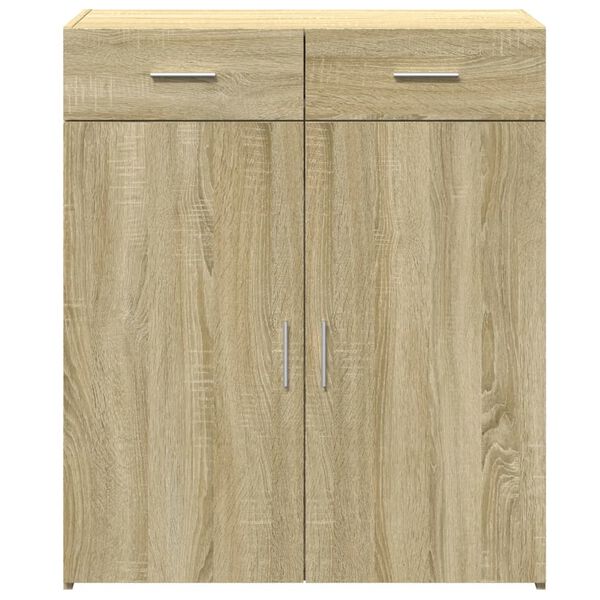 vidaXL Buffet chêne sonoma 80x42,5x93 cm bois d'ingénierie