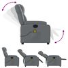 vidaXL Fauteuil de massage inclinable gris similicuir