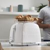 Russell Hobbs Grille-pain &agrave; 2 tranches Honeycomb Blanc