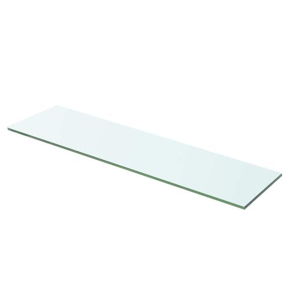 vidaXL Panneaux d'&eacute;tag&egrave;re 2 pcs Verre Transparent 60 x 12 cm