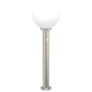 vidaXL Borne lumineuse avec d&eacute;tecteur 80 cm en acier inoxydable IP44