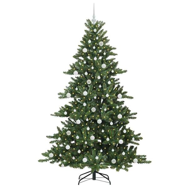 vidaXL Sapin de No&euml;l Artificiel &agrave; Branches Articul&eacute;es Vert 210 cm