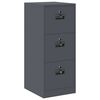 vidaXL Cabinet de Dossier avec tiroir Anthracite 44 x 50 x 106.5 cm