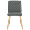 vidaXL Chaises &agrave; manger lot de 6 gris fonc&eacute; tissu