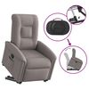 vidaXL Fauteuil inclinable taupe tissu