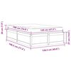 vidaXL Lit avec matelas blanc 120x190 cm bois massif de pin