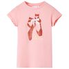 vidaXL T-shirt pour enfants rose 116