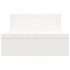 vidaXL Support de moniteur Blanc (52-101)x22x14 cm Bois de pin solide