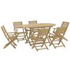 vidaXL Ensemble &agrave; manger de jardin 7 pcs Bois d'acacia solide