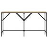 vidaXL Table console ch&ecirc;ne sonoma 140x29x75 cm bois d'ing&eacute;nierie