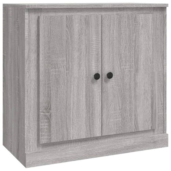 vidaXL Buffet sonoma gris 70x35,5x67,5 cm bois d'ing&eacute;nierie