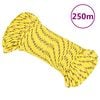 vidaXL Corde de bateau Jaune 5 mm 250 m Polypropyl&egrave;ne