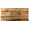 vidaXL Dessus de table bord vivant 80x40x2,5 cm bois de manguier brut