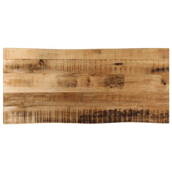 vidaXL Dessus de table bord vivant 80x40x2,5 cm bois de manguier brut