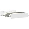 vidaXL Cadre de lit sans matelas blanc 180x200 cm