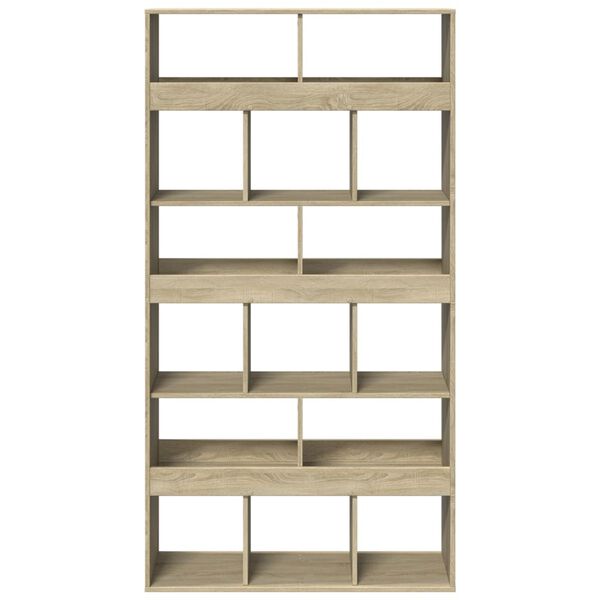 vidaXL Bibliothèque chêne sonoma 100x33x187,5 cm bois d'ingénierie
