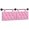 vidaXL T&ecirc;te de lit suspendue Rose Tissu