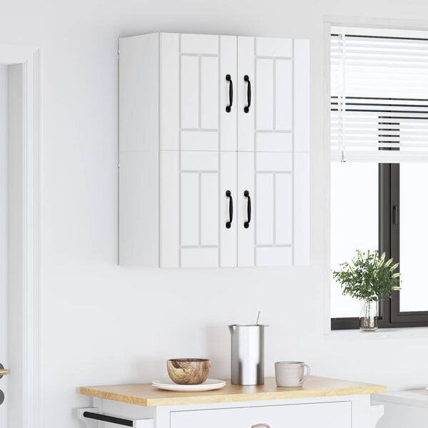 vidaXL Armoire de cuisine 2 pcs Blanc 60 x 31 x 40 cm
