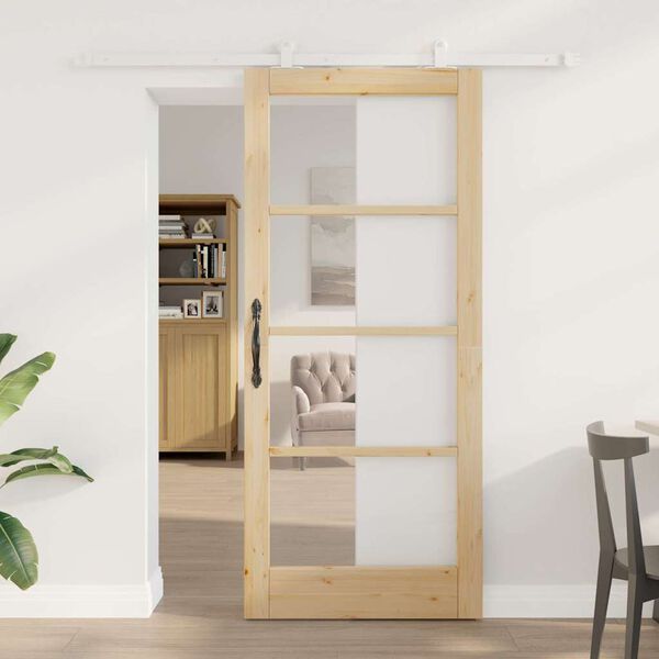 vidaXL Porte coulissante ORKDAL Naturel 86 x 198,5 cm
