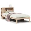 vidaXL Lit biblioth&egrave;que sans matelas 90x200 cm bois de pin massif