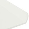 vidaXL &Eacute;tag&egrave;re flottante 3 pcs Blanc 40 x 9 x 2,5 cm Acier