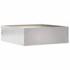 vidaXL Bordure de Pelouse 40 x 40 x 13 cm Acier inoxydable Argent