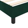 vidaXL Sommier &agrave; lattes de lit et matelas Vert fonc&eacute; 80x200 cm Velours