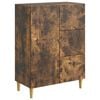 vidaXL Buffet Ch&ecirc;ne fum&eacute; 66 x 34,5 x 90 cm Bois d'ing&eacute;nierie