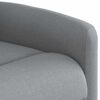 vidaXL Fauteuil inclinable Gris clair Tissu
