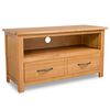 vidaXL Meuble TV 90x35x48 cm bois de ch&ecirc;ne massif