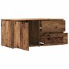 vidaXL Meuble TV vieux bois 80x34x35,5 cm bois d'ing&eacute;nierie