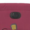 vidaXL Fauteuil inclinable de massage électrique rouge bordeaux
