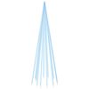 vidaXL Sapin de No&euml;l sur m&acirc;t de drapeau 732 LED Bleues 500 cm
