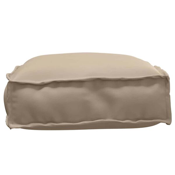 vidaXL Coussin Taupe 60 x 40 x 8 cm Tissu Oxford
