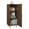 vidaXL Buffet Chêne marron 34,5x34x90 cm Bois d'ingénierie