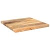 vidaXL Dessus de table 60x60x3,8 cm carr&eacute; bois massif manguier