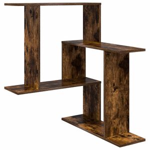 vidaXL &Eacute;tag&egrave;re Murale Ch&ecirc;ne fum&eacute; 67 x 67 x 87 cm