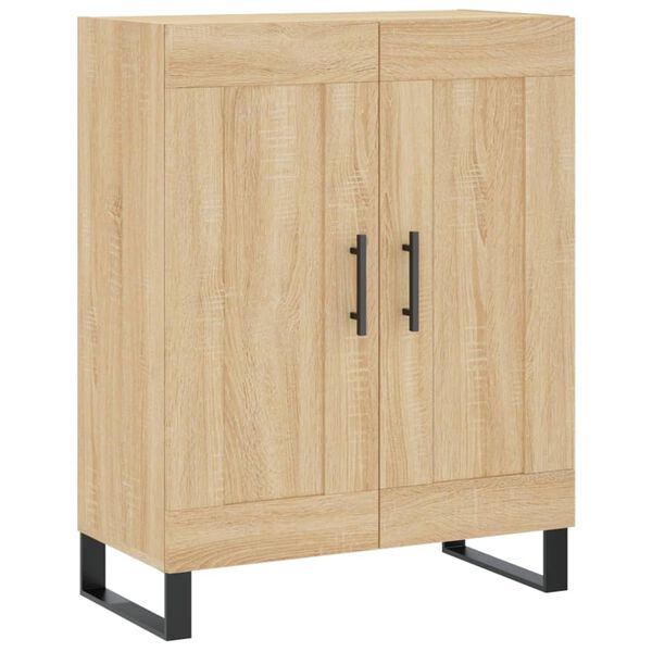 vidaXL Buffet ch&ecirc;ne sonoma 69,5x34x90 cm bois d'ing&eacute;nierie