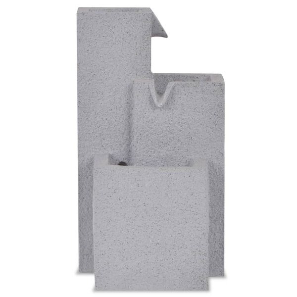 vidaXL Fontaine d'int&eacute;rieur avec lampe LED Polyr&eacute;sine