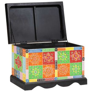 vidaXL Bo&icirc;te de rangement avec stockage Multicolore 60 x 40 x 40 cm
