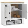 vidaXL Armoire suspendue Corona Blanc 70 x 33 x 71,5 cm Pin massif
